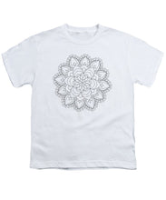 Cargar imagen en el visor de la galería, Mandala For Coloring  - Youth T-Shirt