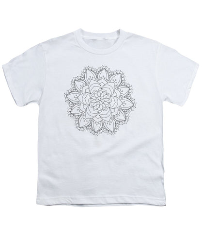 Mandala For Coloring  - Youth T-Shirt