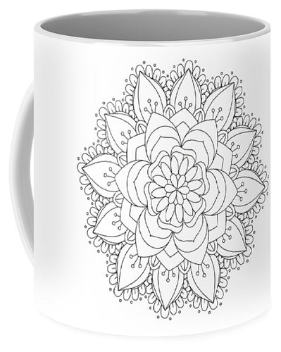 Mandala For Coloring  - Mug