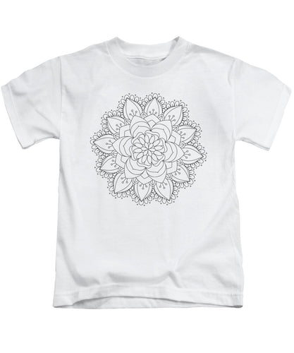 Mandala For Coloring  - Kids T-Shirt